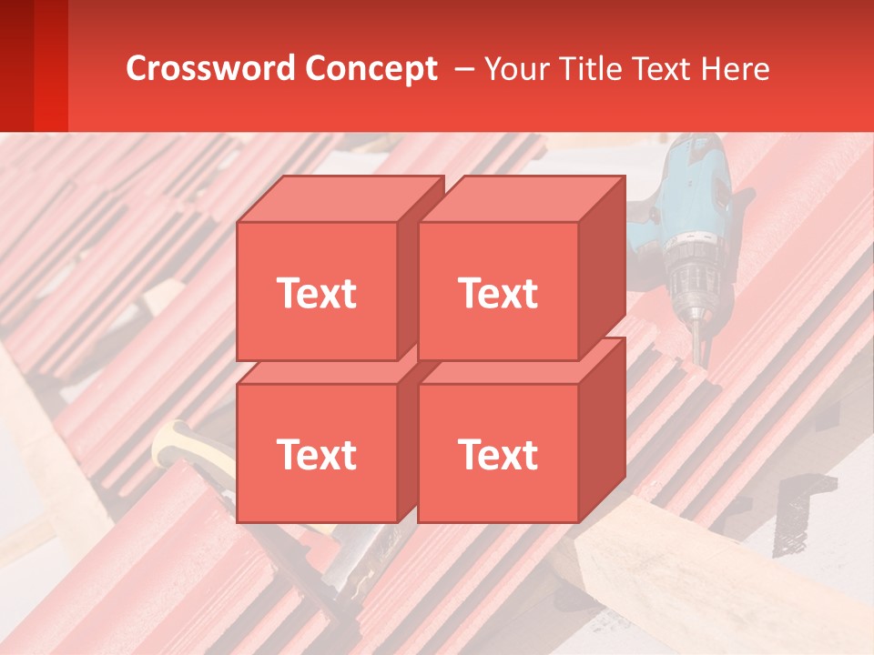 Red Assembly Clay PowerPoint Template
