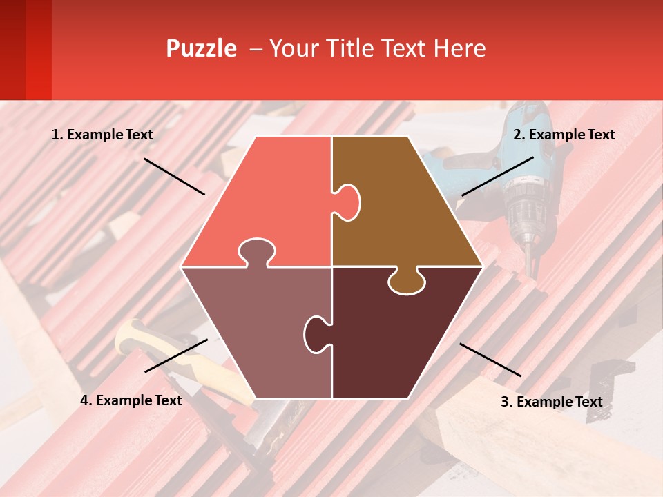 Red Assembly Clay PowerPoint Template