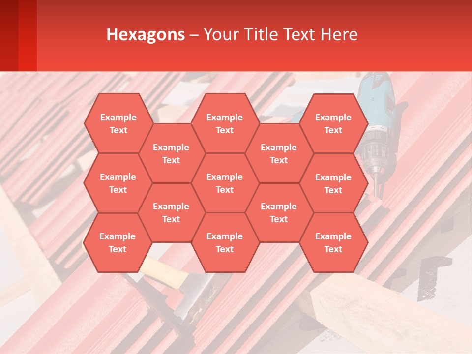 Red Assembly Clay PowerPoint Template