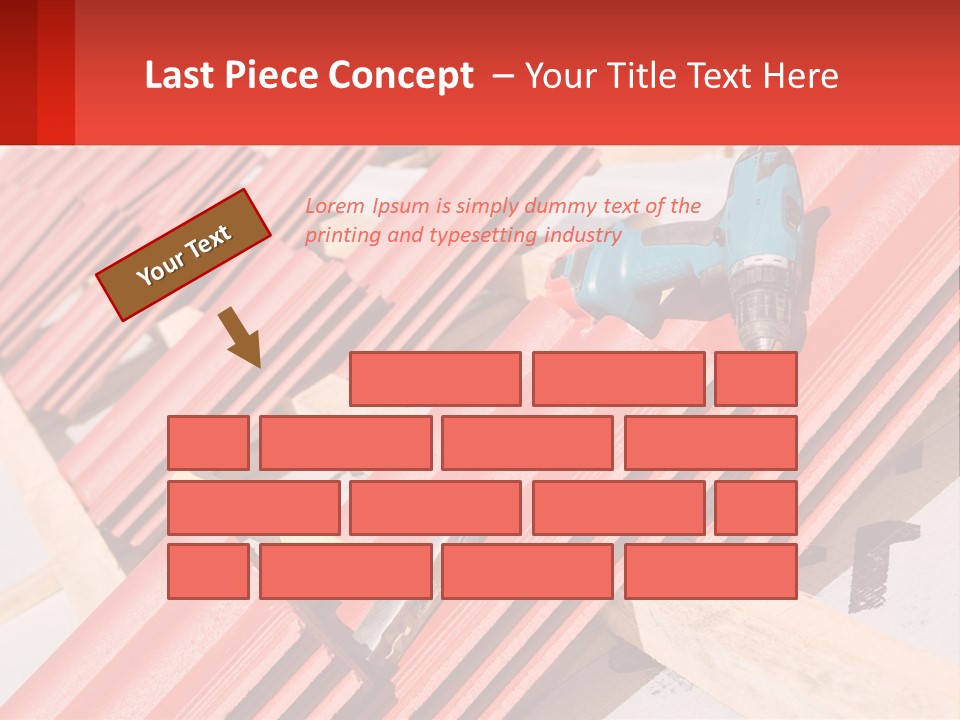 Red Assembly Clay PowerPoint Template