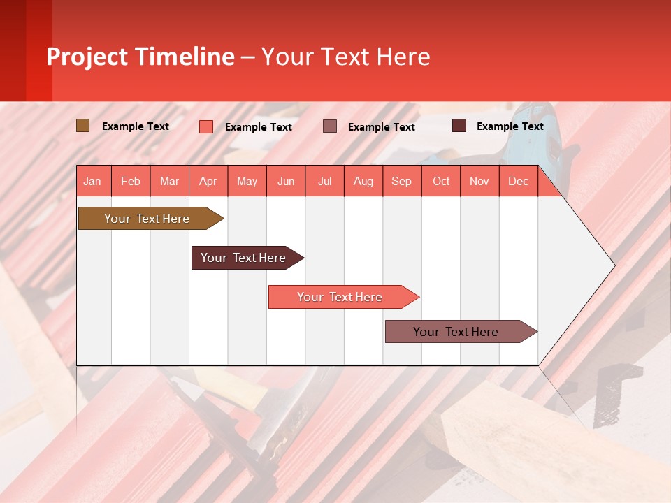 Red Assembly Clay PowerPoint Template