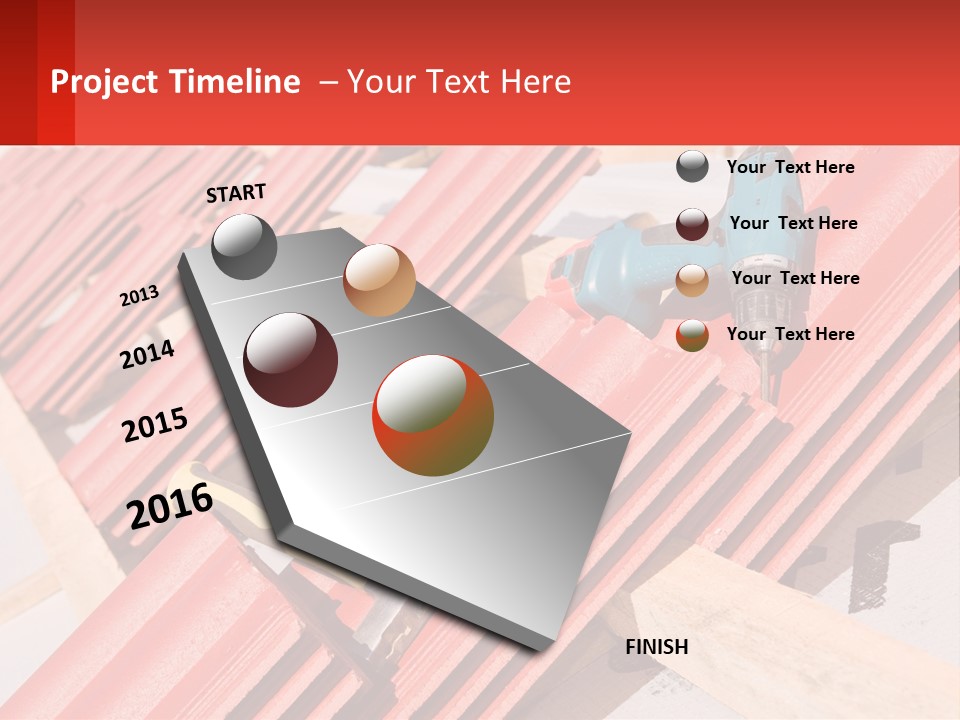 Red Assembly Clay PowerPoint Template