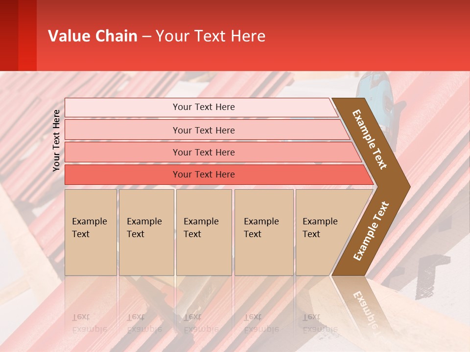 Red Assembly Clay PowerPoint Template