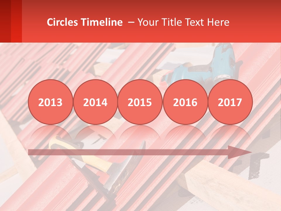 Red Assembly Clay PowerPoint Template