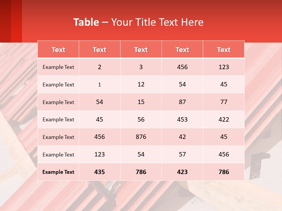 Red Assembly Clay PowerPoint Template