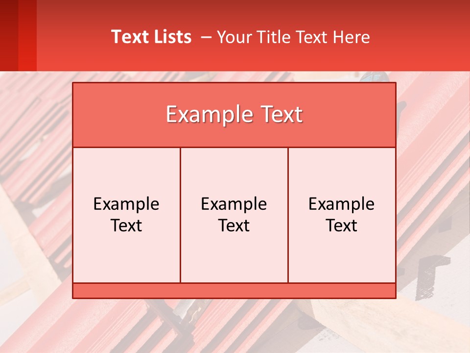Red Assembly Clay PowerPoint Template