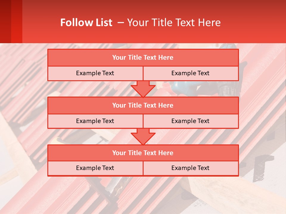 Red Assembly Clay PowerPoint Template