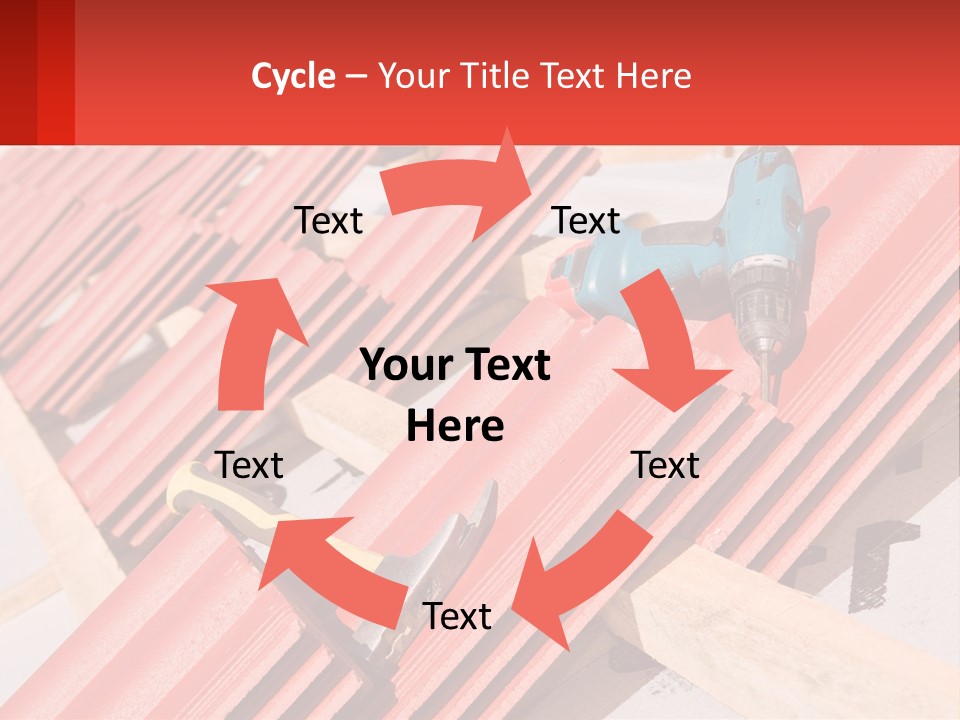 Red Assembly Clay PowerPoint Template