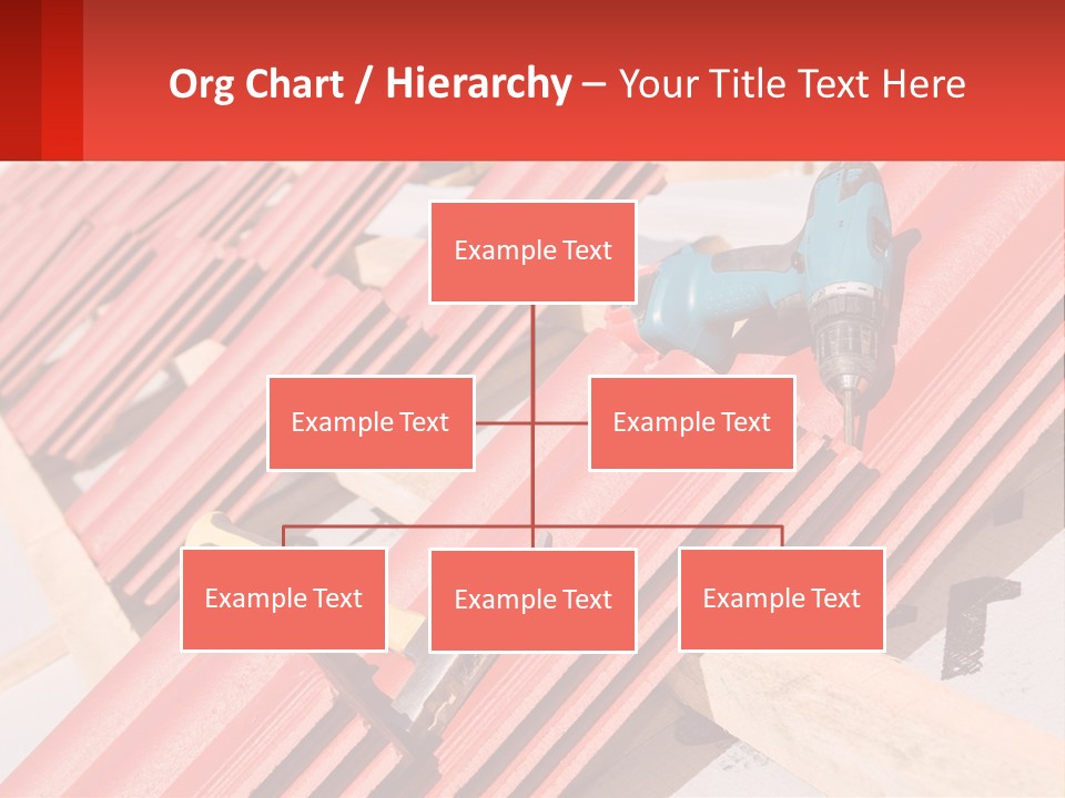 Red Assembly Clay PowerPoint Template