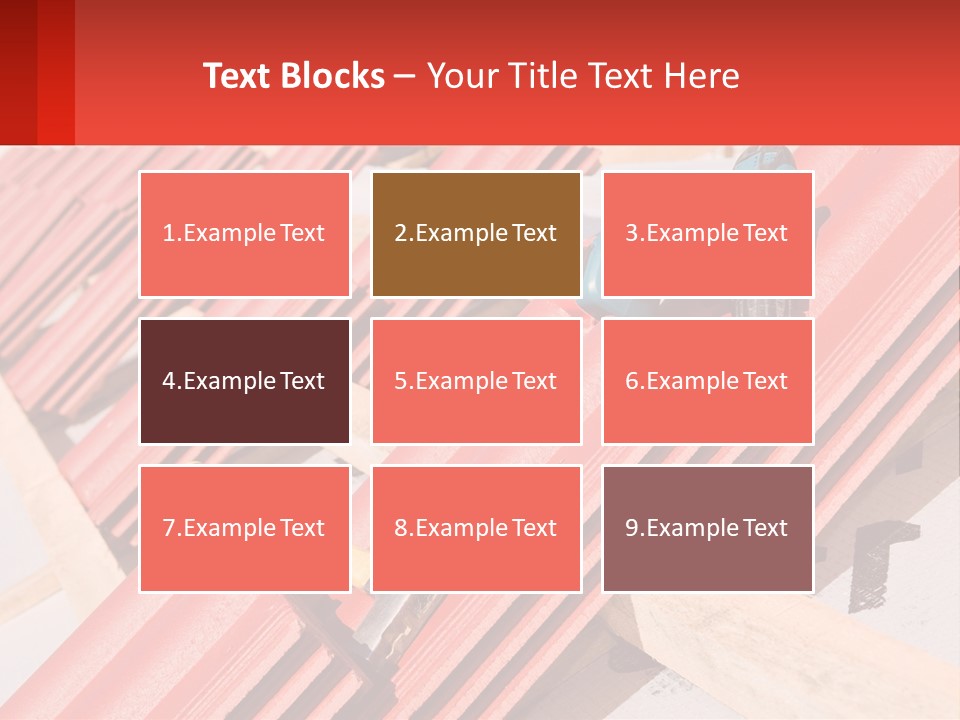 Red Assembly Clay PowerPoint Template
