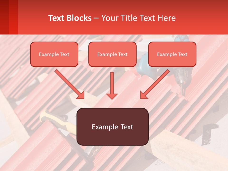 Red Assembly Clay PowerPoint Template