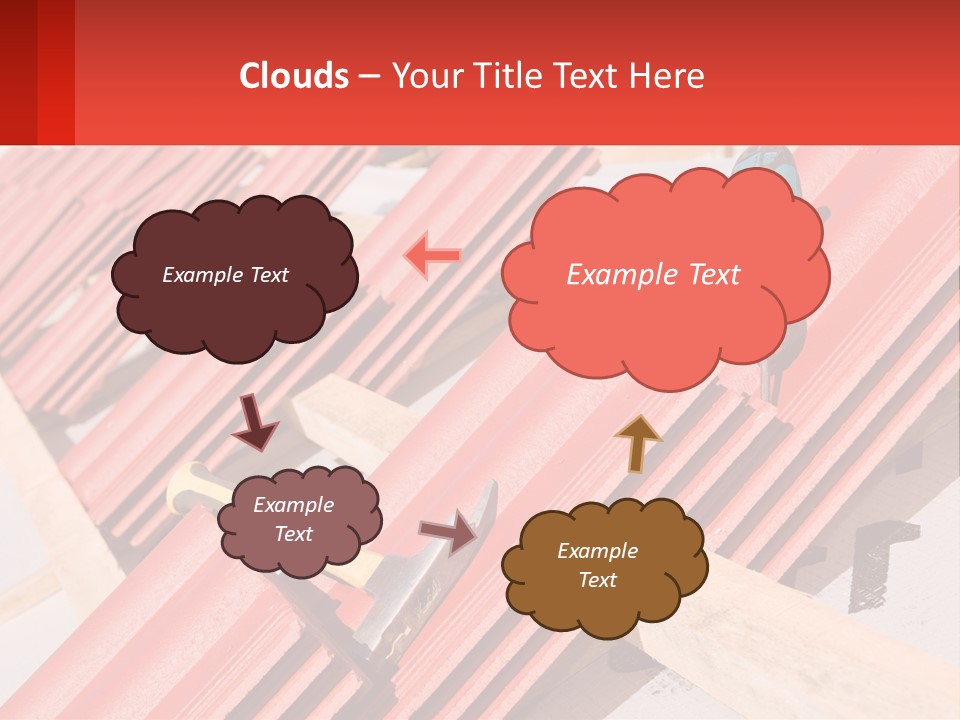Red Assembly Clay PowerPoint Template