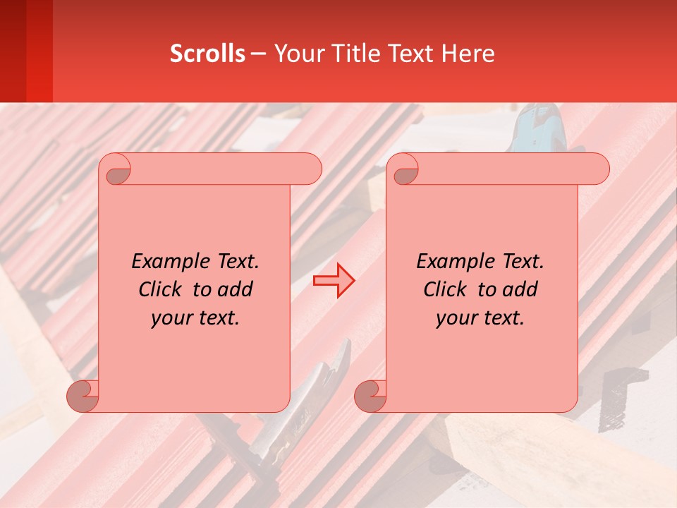 Red Assembly Clay PowerPoint Template