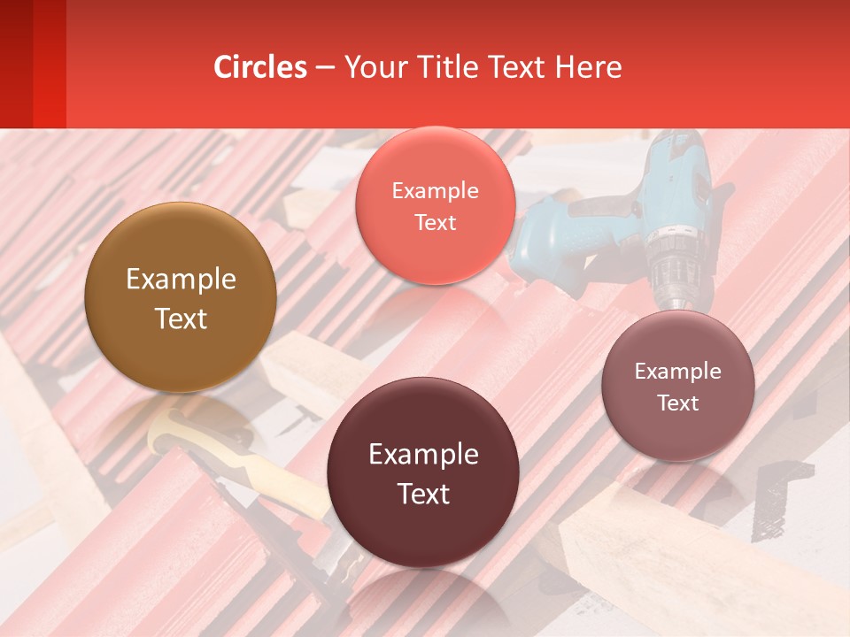 Red Assembly Clay PowerPoint Template