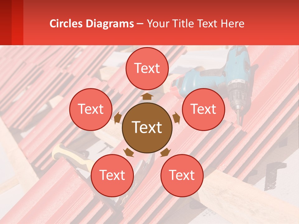 Red Assembly Clay PowerPoint Template