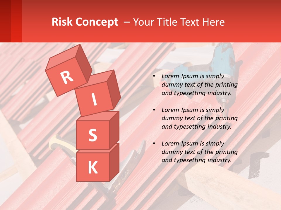 Red Assembly Clay PowerPoint Template