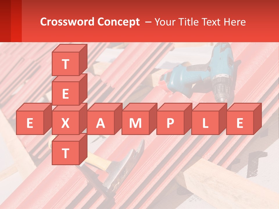 Red Assembly Clay PowerPoint Template