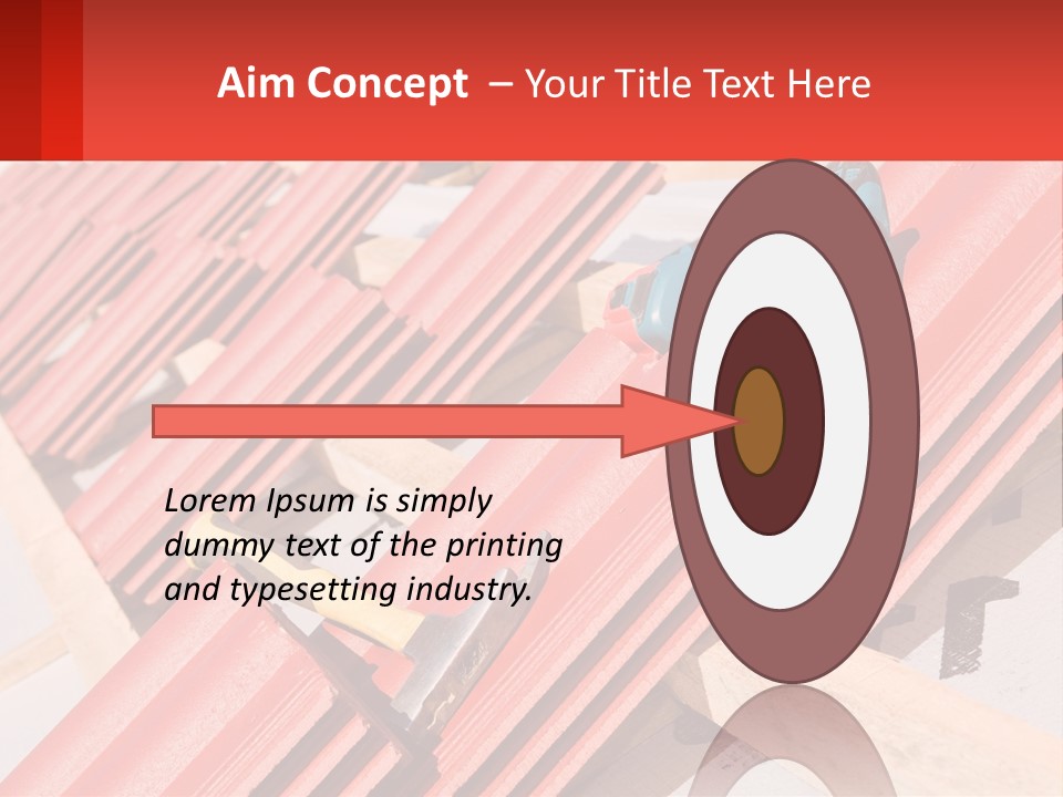 Red Assembly Clay PowerPoint Template