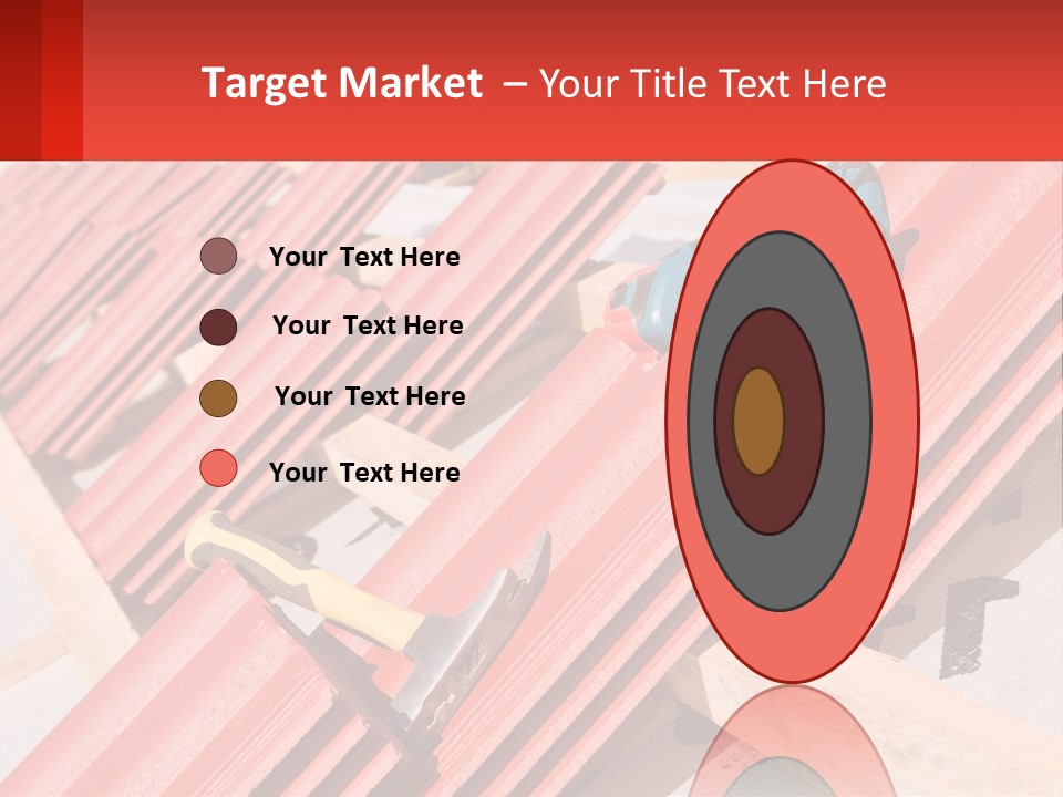 Red Assembly Clay PowerPoint Template