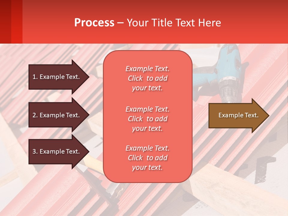 Red Assembly Clay PowerPoint Template