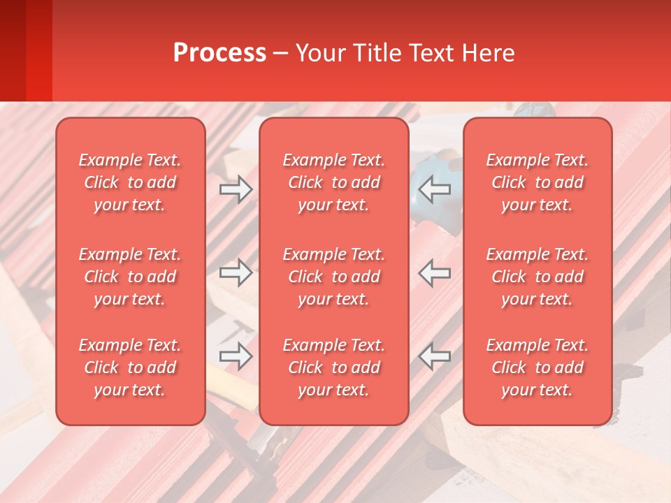 Red Assembly Clay PowerPoint Template