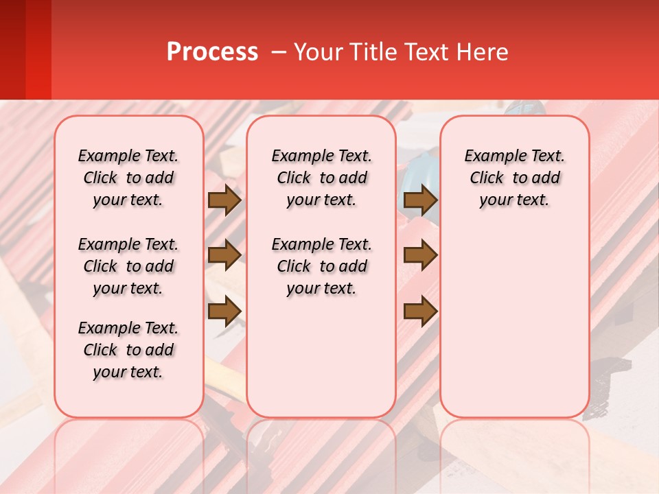 Red Assembly Clay PowerPoint Template