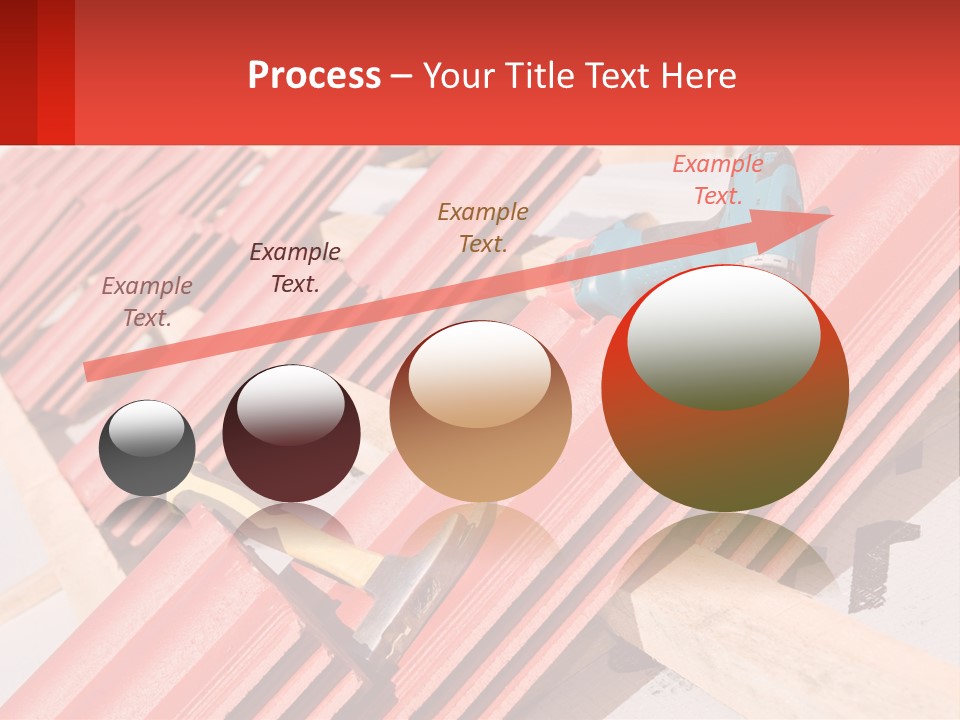 Red Assembly Clay PowerPoint Template