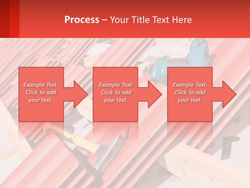 Red Assembly Clay PowerPoint Template