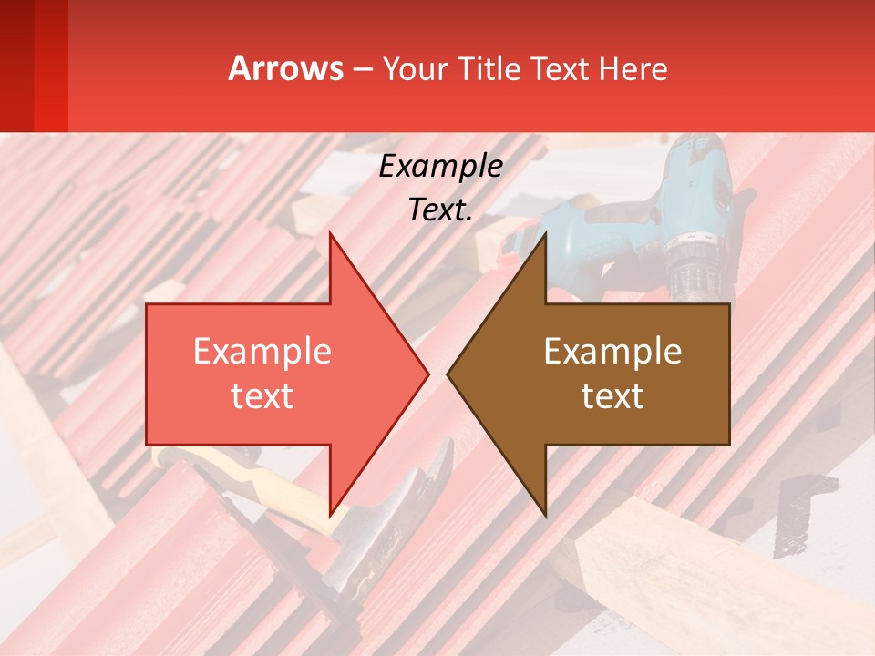 Red Assembly Clay PowerPoint Template