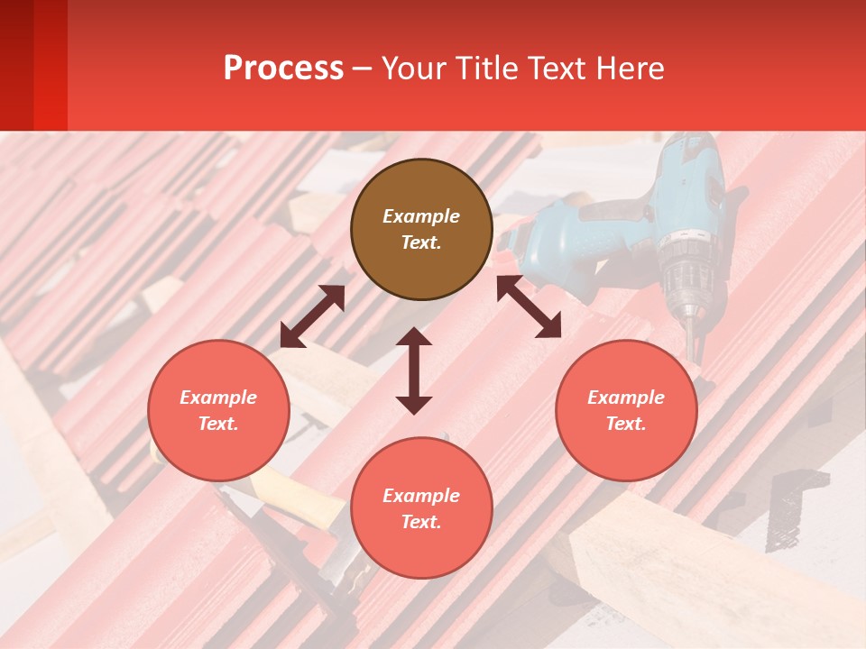 Red Assembly Clay PowerPoint Template