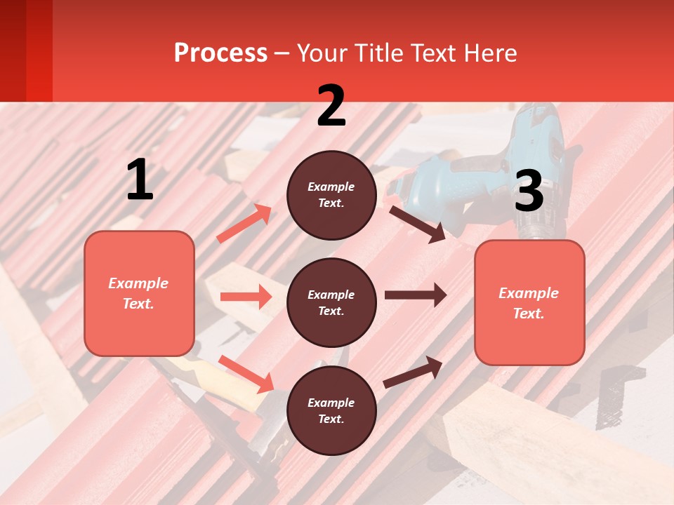 Red Assembly Clay PowerPoint Template
