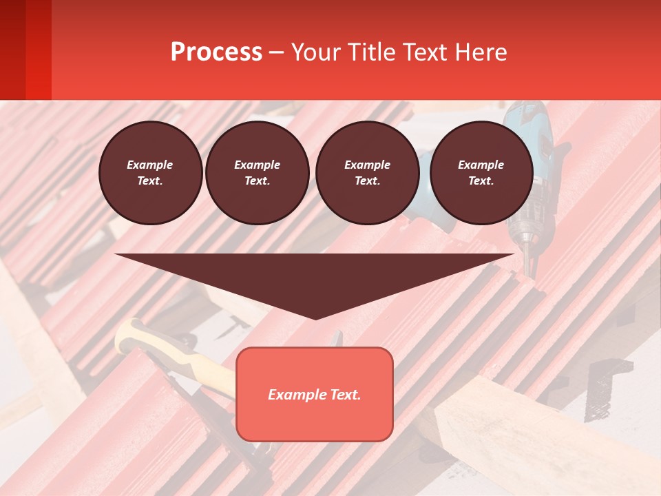 Red Assembly Clay PowerPoint Template