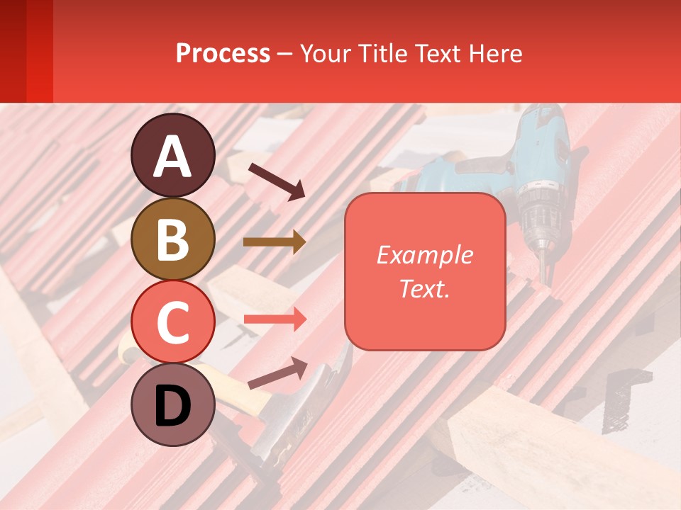 Red Assembly Clay PowerPoint Template