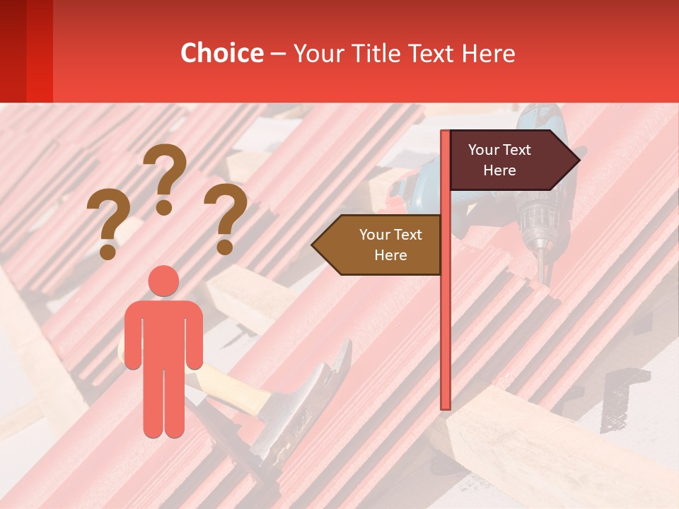 Red Assembly Clay PowerPoint Template
