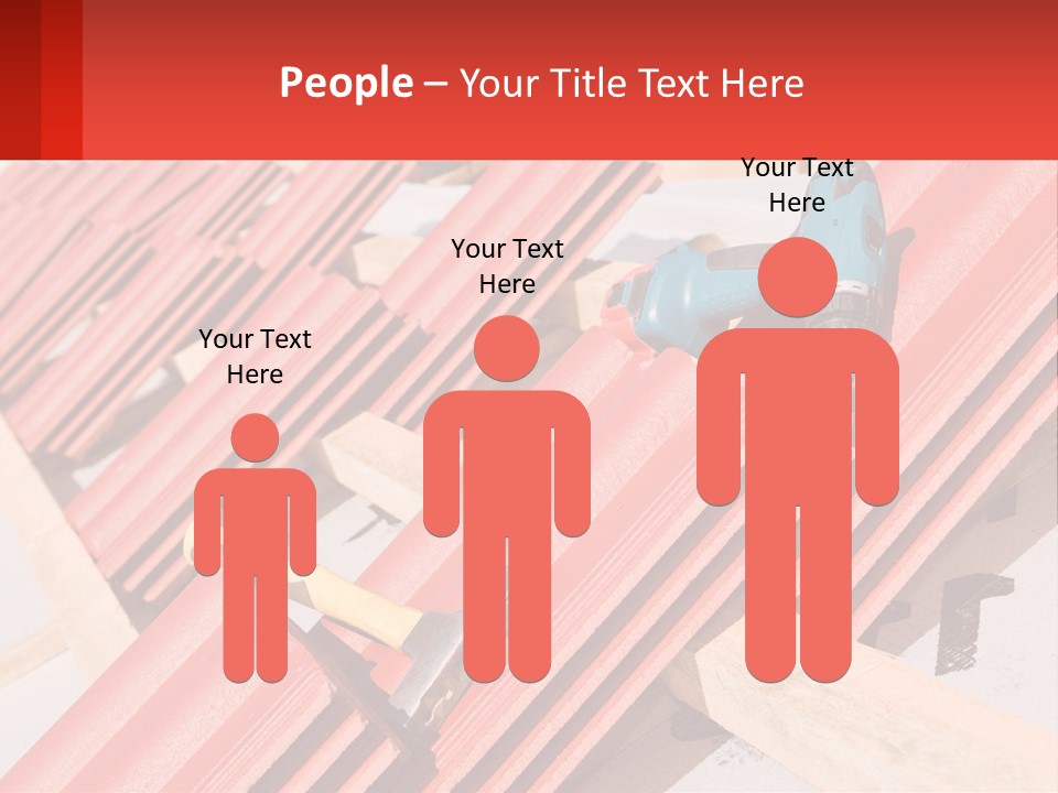 Red Assembly Clay PowerPoint Template