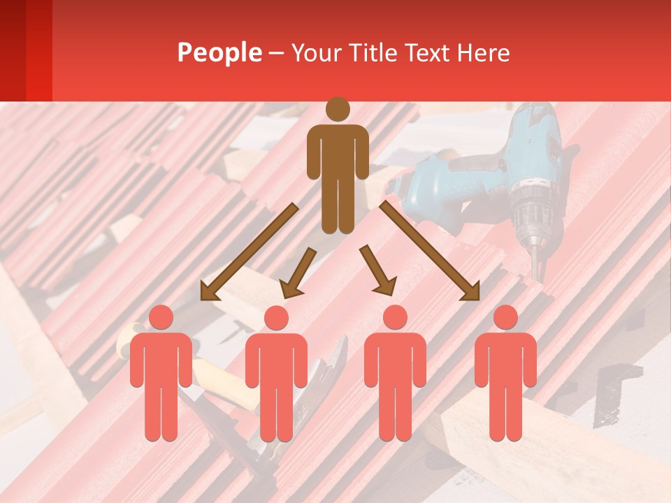 Red Assembly Clay PowerPoint Template