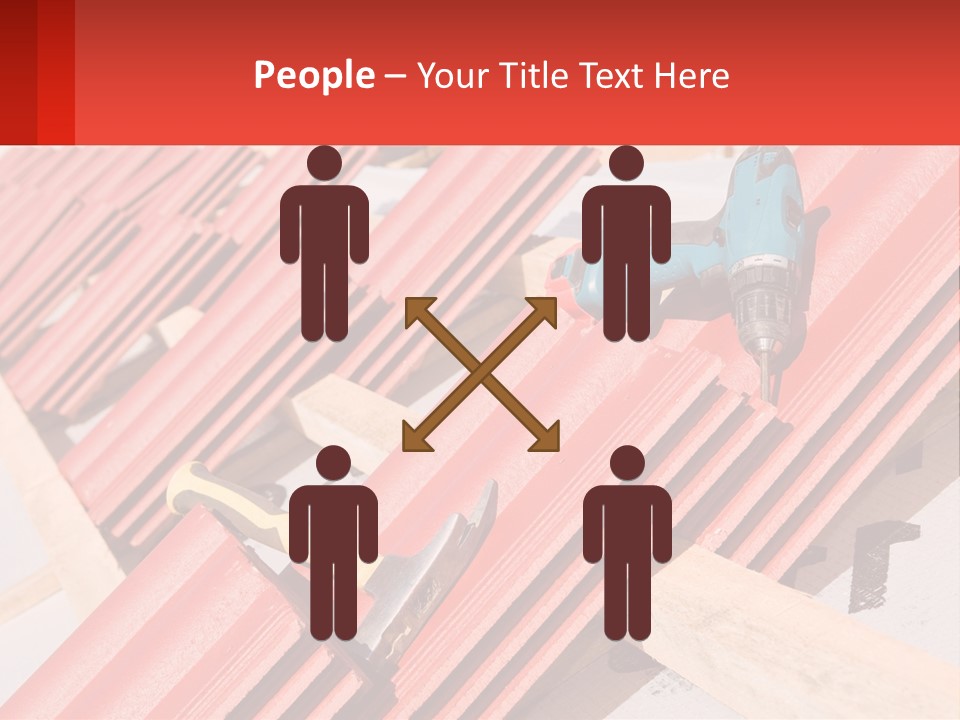 Red Assembly Clay PowerPoint Template