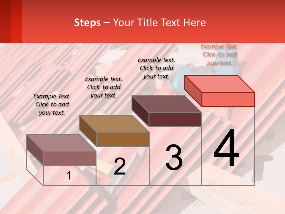 Red Assembly Clay PowerPoint Template
