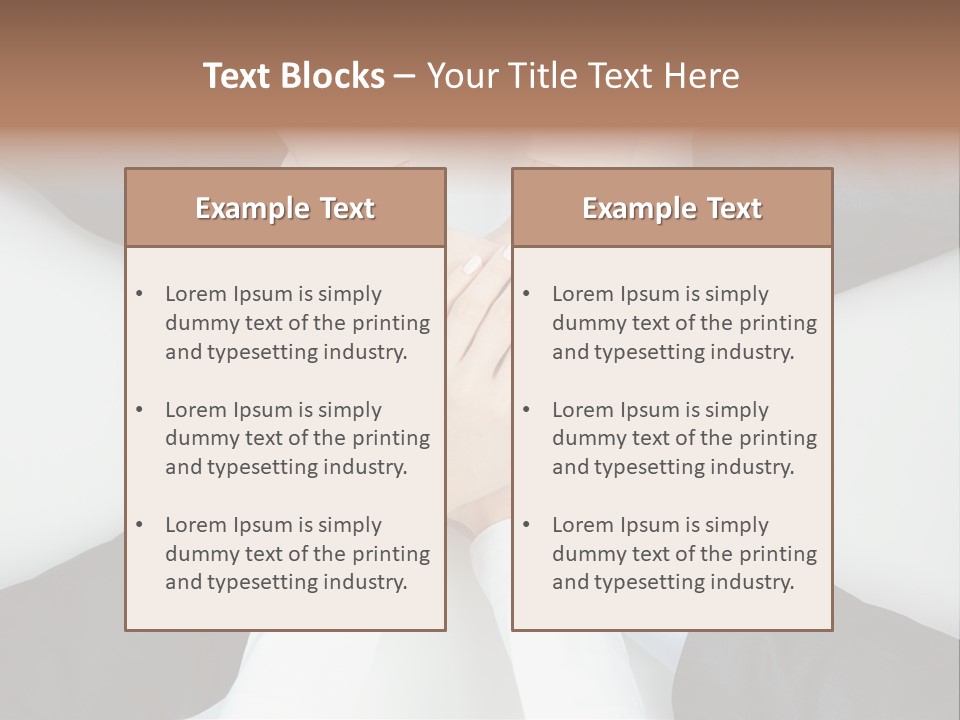 Companionship Achievement Team PowerPoint Template