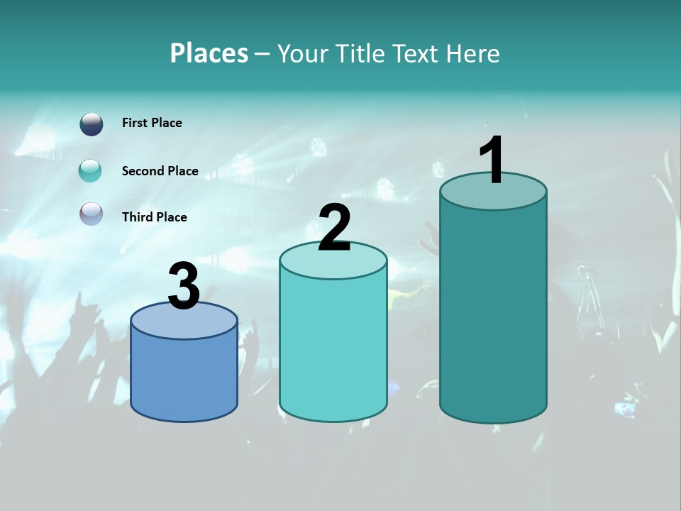 Fan Audience Techno PowerPoint Template