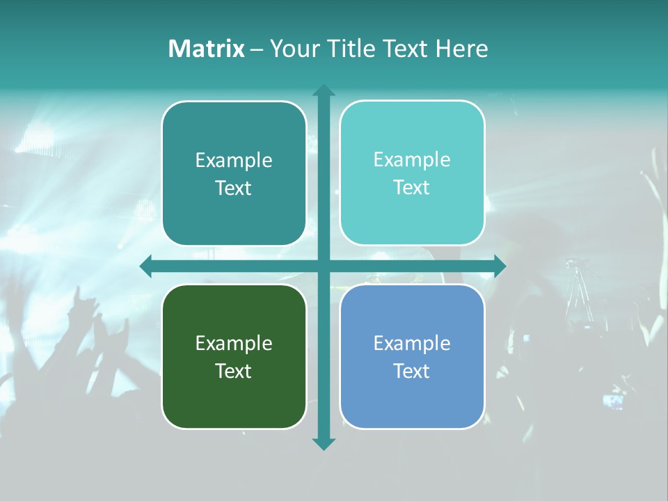 Fan Audience Techno PowerPoint Template