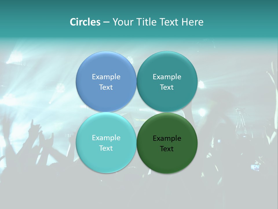 Fan Audience Techno PowerPoint Template