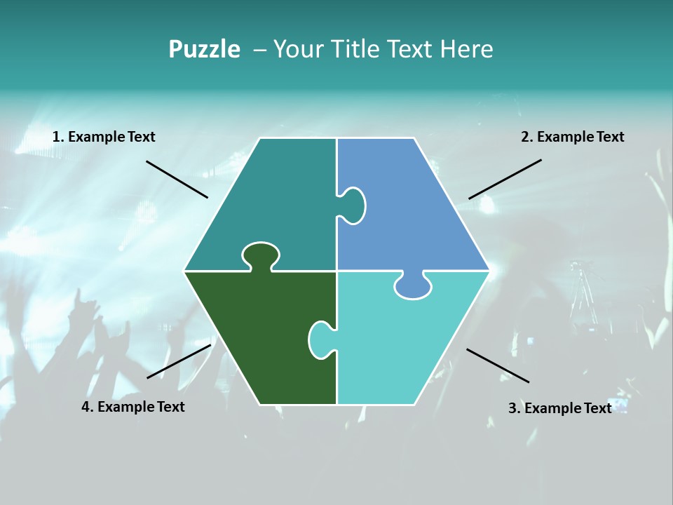 Fan Audience Techno PowerPoint Template