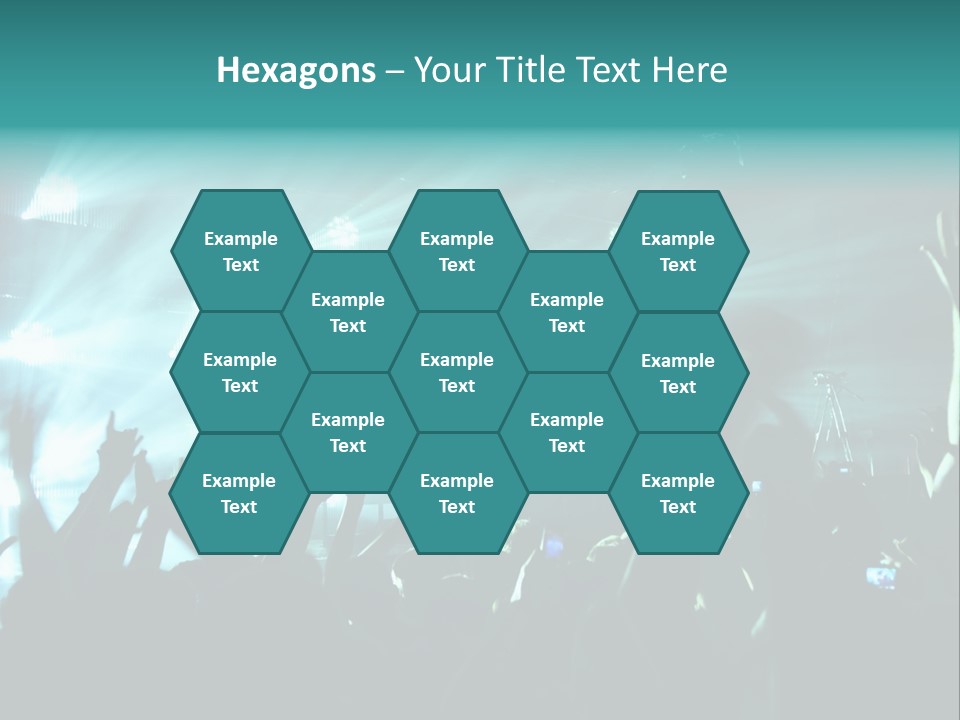 Fan Audience Techno PowerPoint Template