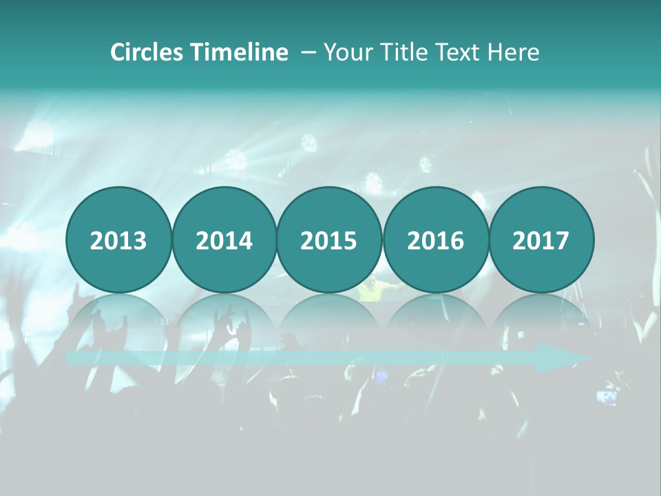 Fan Audience Techno PowerPoint Template