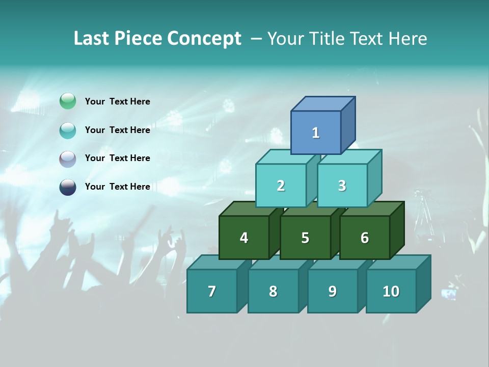 Fan Audience Techno PowerPoint Template