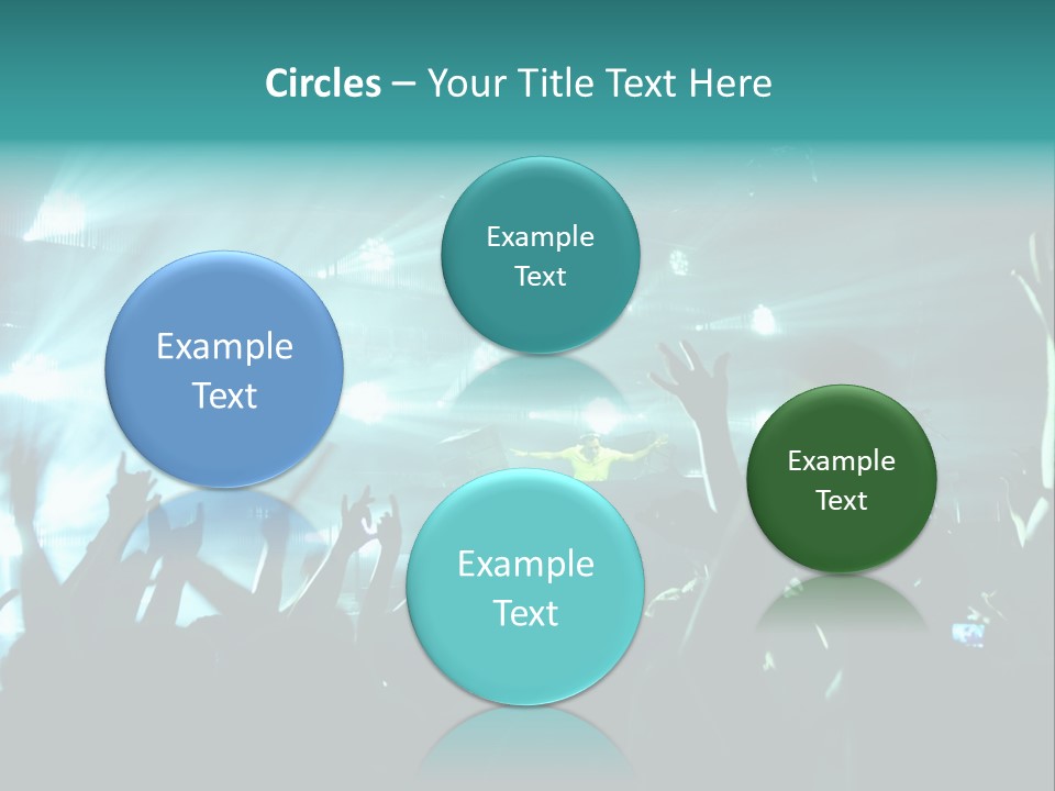 Fan Audience Techno PowerPoint Template