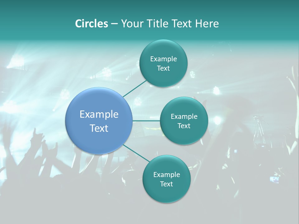 Fan Audience Techno PowerPoint Template