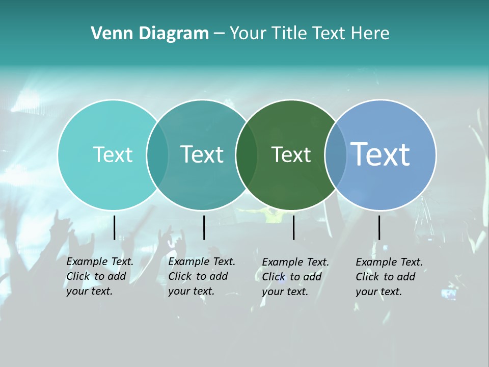 Fan Audience Techno PowerPoint Template