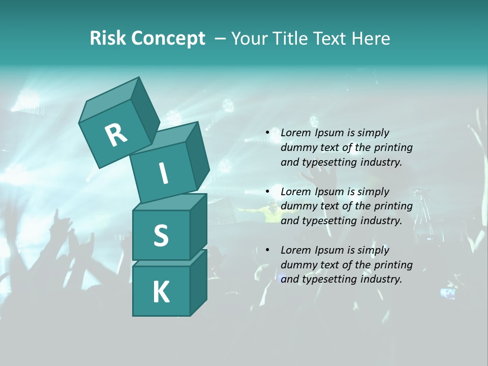 Fan Audience Techno PowerPoint Template